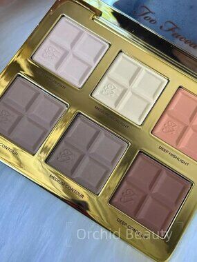 New Too Faced Cocoa Contour Contouring & Highlighting Palette~Discontinued